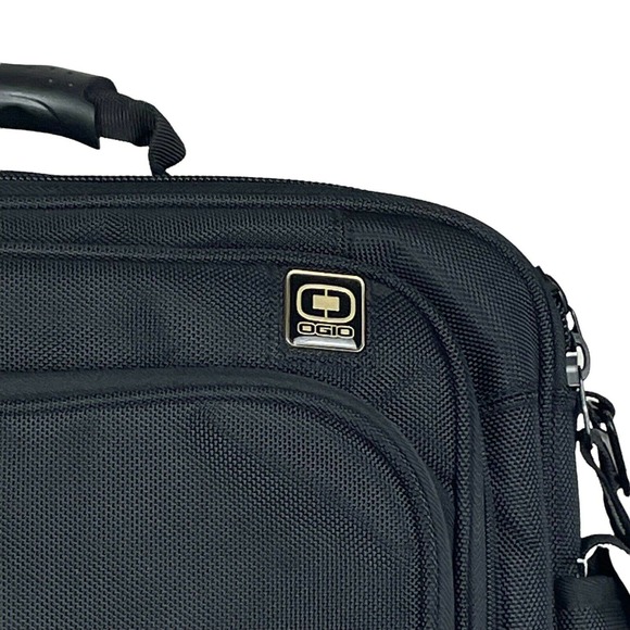 OGIO Briefcase Shoulder Messenger Laptop Computer Black Travel Bag - Picture 3 of 12